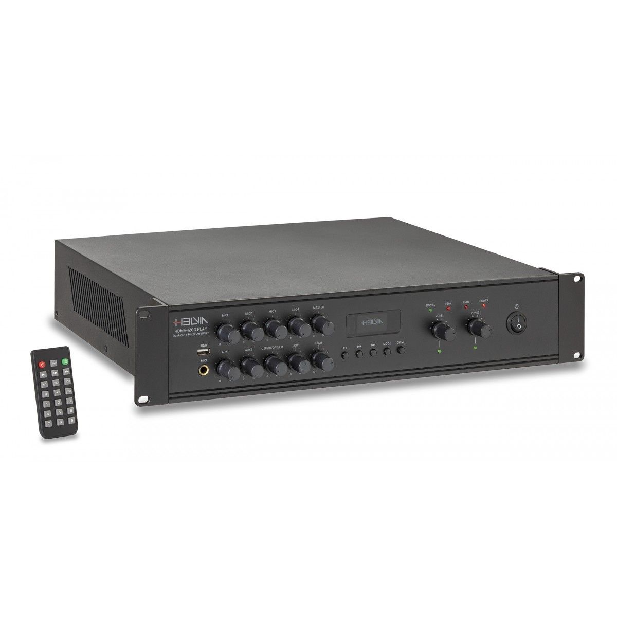 Helvia HDMA-120D PLAY - wzmacniacz miksujący 2-strefowy 120W