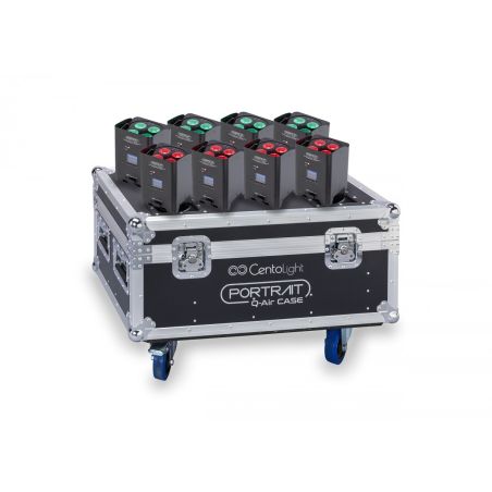 CENTOLIGHT PORTRAIT Q-AIR ZESTAW 8 WODOODPORNYCH BATERII PAR Z ETUI