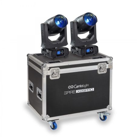 CENTOLIGHT SPIRE X28-PRO ZESTAW 2 GŁÓW RUCHOMYCH Z ETUI