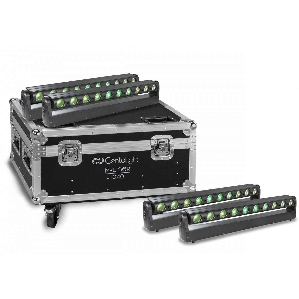 CENTOLIGHT M-LINER 1040 RUCHOMA BELKA BEAM 10 X 40 W RGBW ZESTAW 4 SZT.