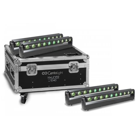 CENTOLIGHT M-LINER 1040 RUCHOMA BELKA BEAM 10 X 40 W RGBW ZESTAW 4 SZT.
