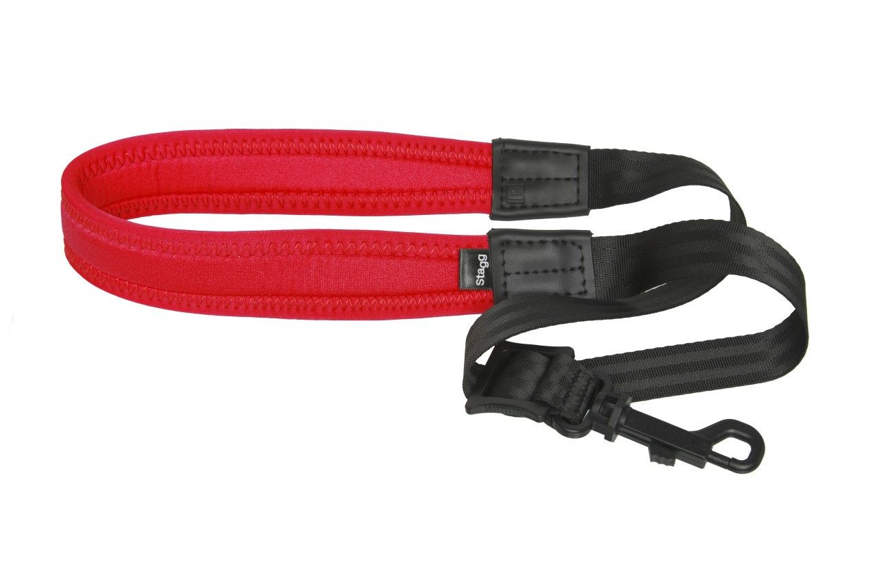 Stagg SAX-STRAP2 RD - pasek do saksofonu