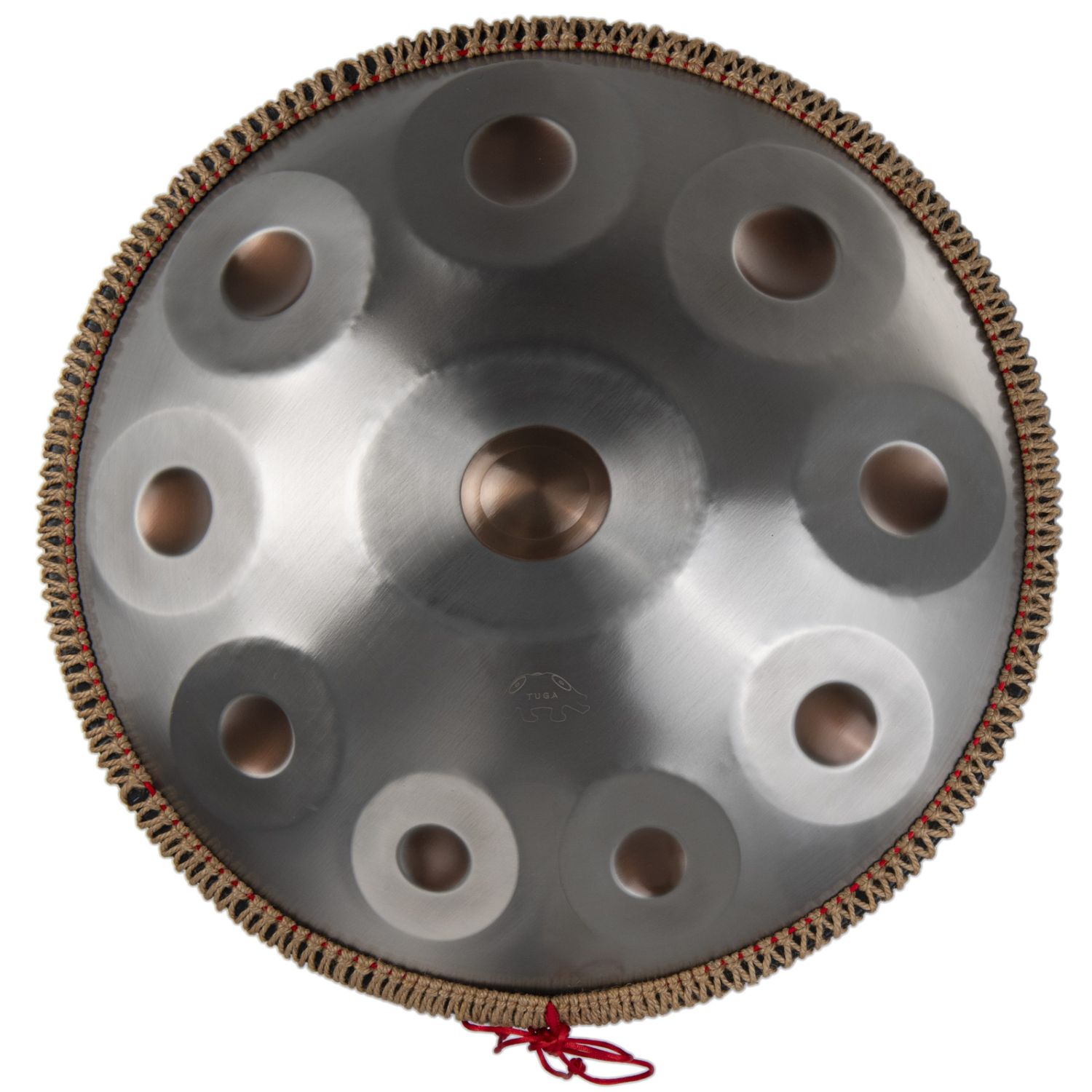 TUGA 10 Note 432Hz D-moll Silver | Gold - Handpan