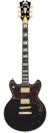 D’Angelico Deluxe Brighton Solid Black - gitara elektryczna