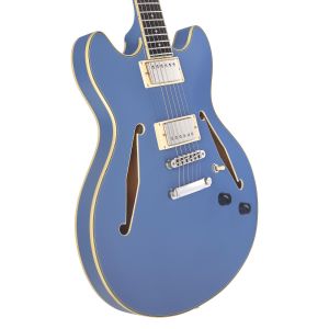 D'Angelico Excel DC Tour Slate Blue - gitara elektryczna