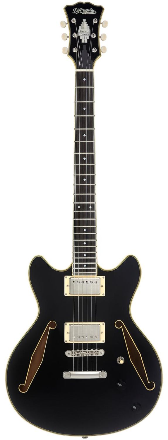 D'Angelico Excel Mini DC Tour Black - gitara elektryczna