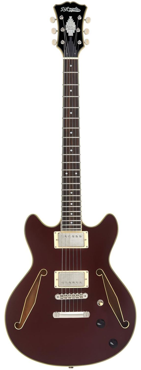 D'Angelico Excel Mini DC Tour Wine gitara elektryczna