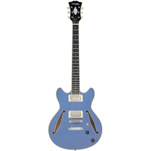 D'Angelico Excel Mini DC Tour Slate Blue - gitara elektryczna