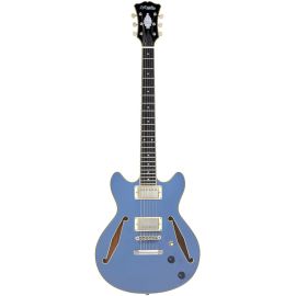 D'Angelico Excel Mini DC Tour Slate Blue - gitara elektryczna