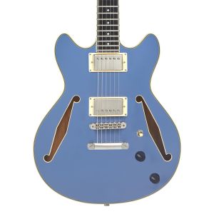 D'Angelico Excel Mini DC Tour Slate Blue - gitara elektryczna