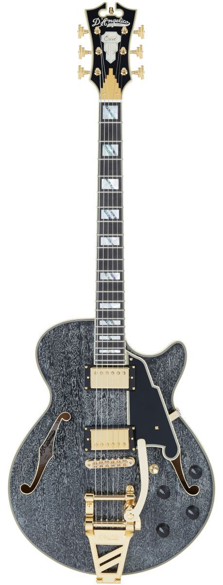 D'Angelico Excel SS Black Dog - gitara elektryczna