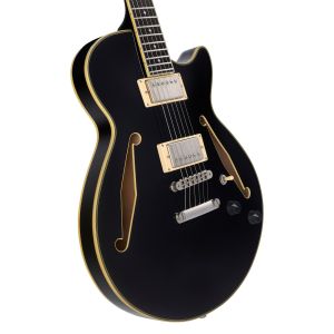 D'Angelico Excel SS Tour Solid Black - gitara elektryczna