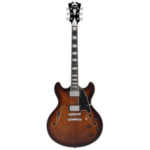 D'Angelico Premier DC Brown Burst - gitara elektryczna