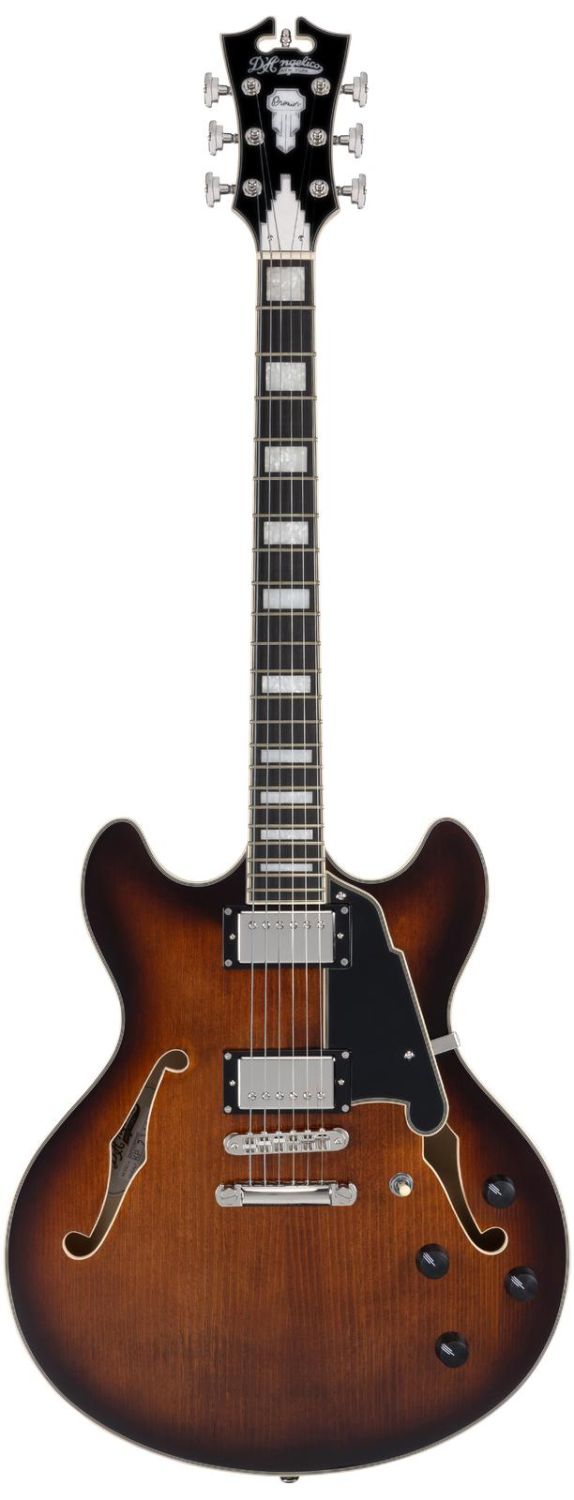 D'Angelico Premier DC Brown Burst - gitara elektryczna