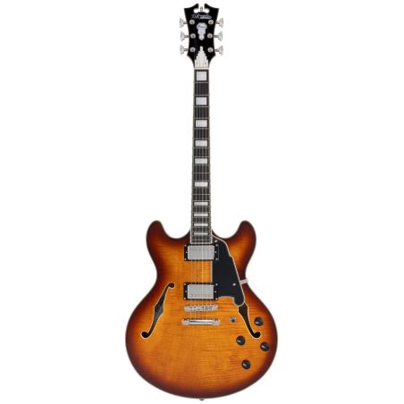 D'Angelico Premier DC Dark Iced Tea Burst - gitara elektryczna