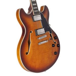 D'Angelico Premier DC Dark Iced Tea Burst - gitara elektryczna