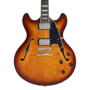 D'Angelico Premier DC Dark Iced Tea Burst - gitara elektryczna
