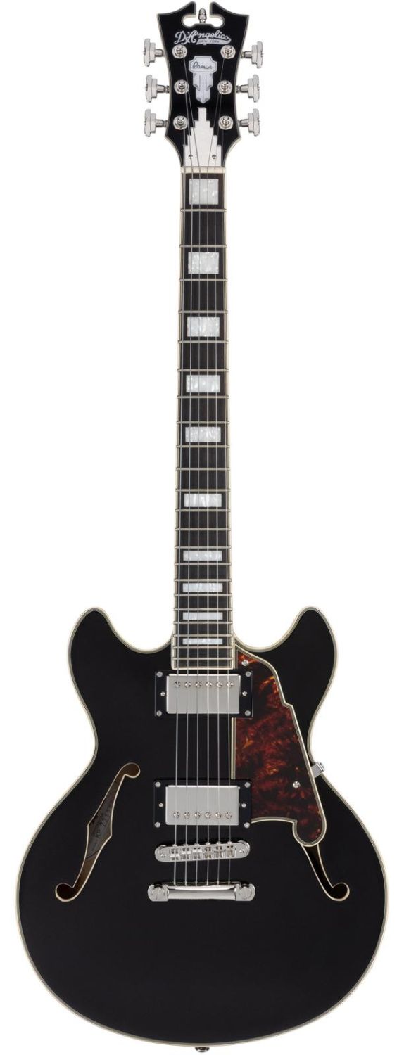 D'Angelico Premier Mini DC Black Flake - gitara elektryczna