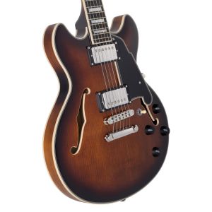 D'Angelico Premier Mini DC Brown Burst gitara elektryczna