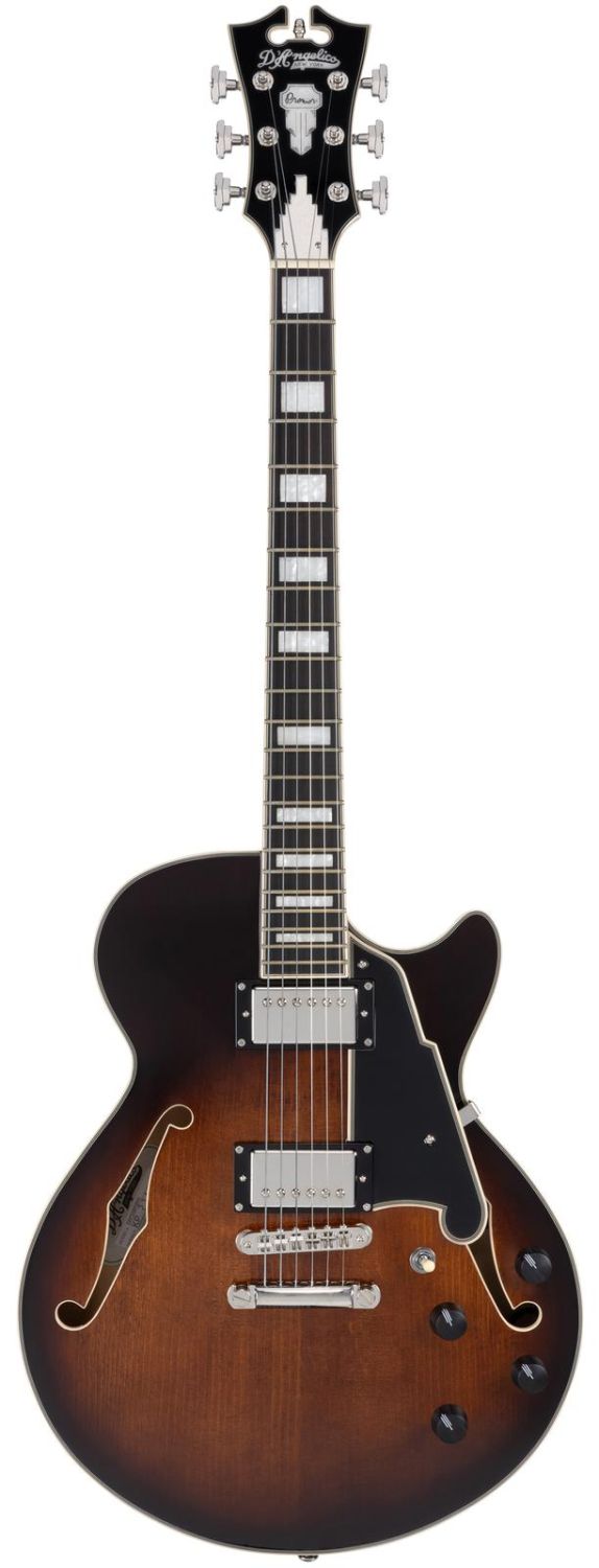 D'Angelico Premier SS Brown Burst - gitara elektryczna