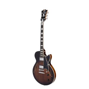 D'Angelico Premier SS Brown Burst - gitara elektryczna
