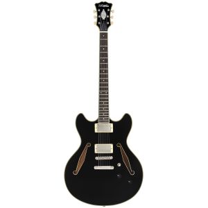 D'Angelico Excel DC Tour Solid Black - gitara elektryczna