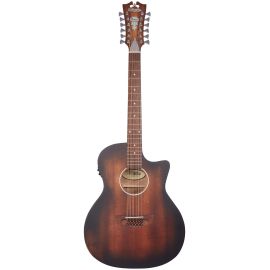 D'angelico Premier Fulton 12 LS Aged Mahogany - gitara elektroakustyczna 12-strunowa