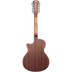 D'angelico Premier Fulton 12 LS Aged Mahogany - gitara elektroakustyczna 12-strunowa