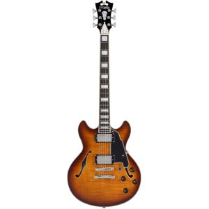 D'Angelico Premier Mini DC Dark Iced Tea Burst - gitara elektryczna
