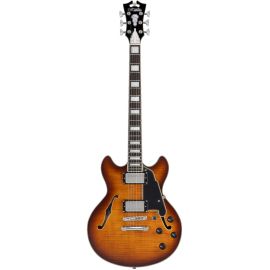 D'Angelico Premier Mini DC Dark Iced Tea Burst - gitara elektryczna