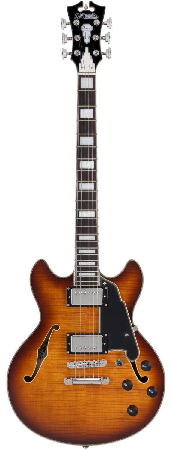 D'Angelico Premier Mini DC Dark Iced Tea Burst - gitara elektryczna