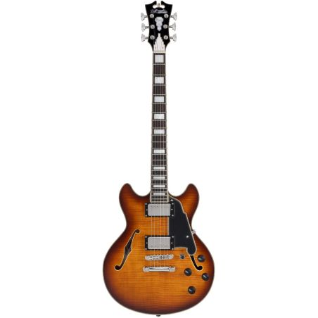 D'Angelico Premier Mini DC Dark Iced Tea Burst - gitara elektryczna