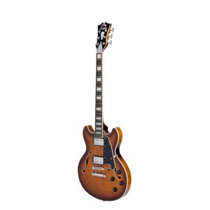 D'Angelico Premier Mini DC Dark Iced Tea Burst - gitara elektryczna