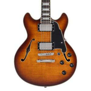 D'Angelico Premier Mini DC Dark Iced Tea Burst - gitara elektryczna