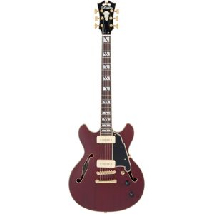 D’Angelico Deluxe Mini DC Trans Wine - gitara elektryczna