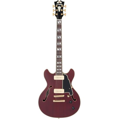 D’Angelico Deluxe Mini DC Trans Wine - gitara elektryczna