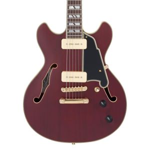 D’Angelico Deluxe Mini DC Trans Wine - gitara elektryczna