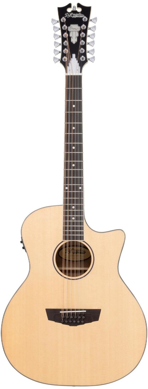 D'angelico Premier Fulton 12 LS Natural - gitara elektroakustyczna 12-strunowa