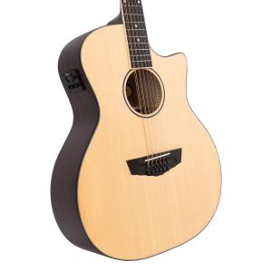 D'angelico Premier Fulton 12 LS Natural - gitara elektroakustyczna 12-strunowa
