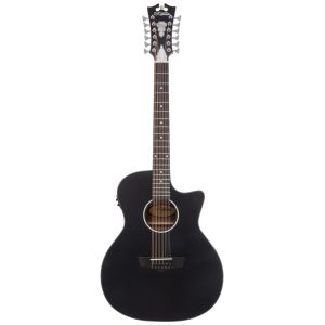 D'angelico Premier Fulton 12 LS Matte Black - gitara elektroakustyczna 12-strunowa