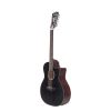 D'angelico Premier Fulton 12 LS Matte Black - gitara elektroakustyczna 12-strunowa