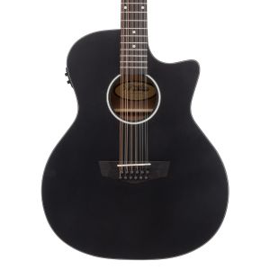 D'angelico Premier Fulton 12 LS Matte Black - gitara elektroakustyczna 12-strunowa
