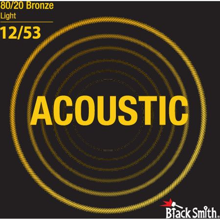 BlackSmith BR-1253 Light - struny do gitary akustycznej
