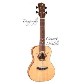 Luna Ukulele Koncertowe Dragonfly - Uszkodzone