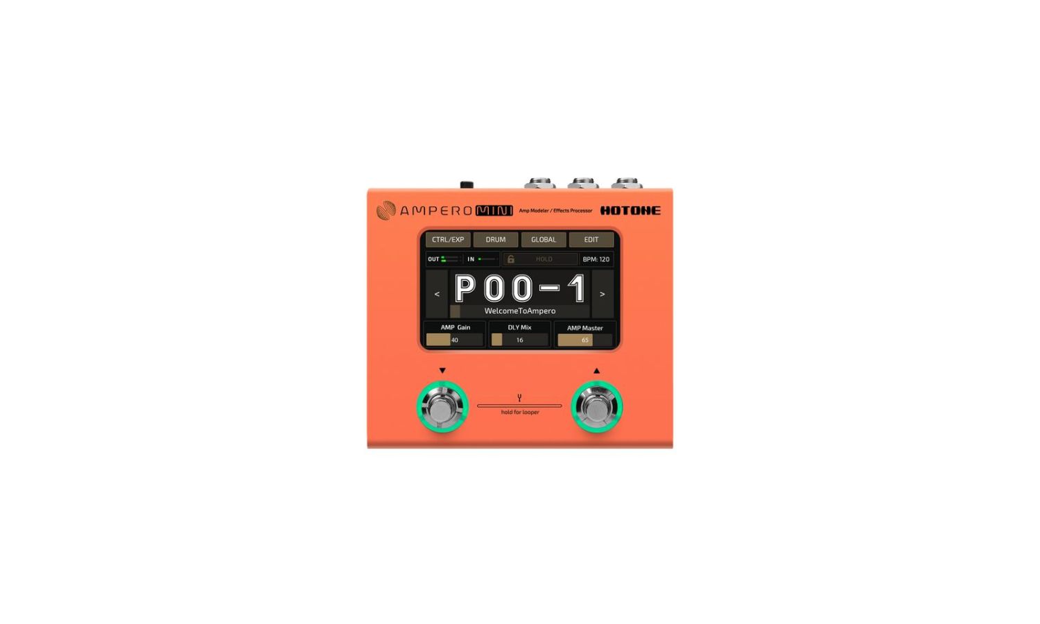 Hotone Ampero Mini (Orange) - multiefekt gitarowy