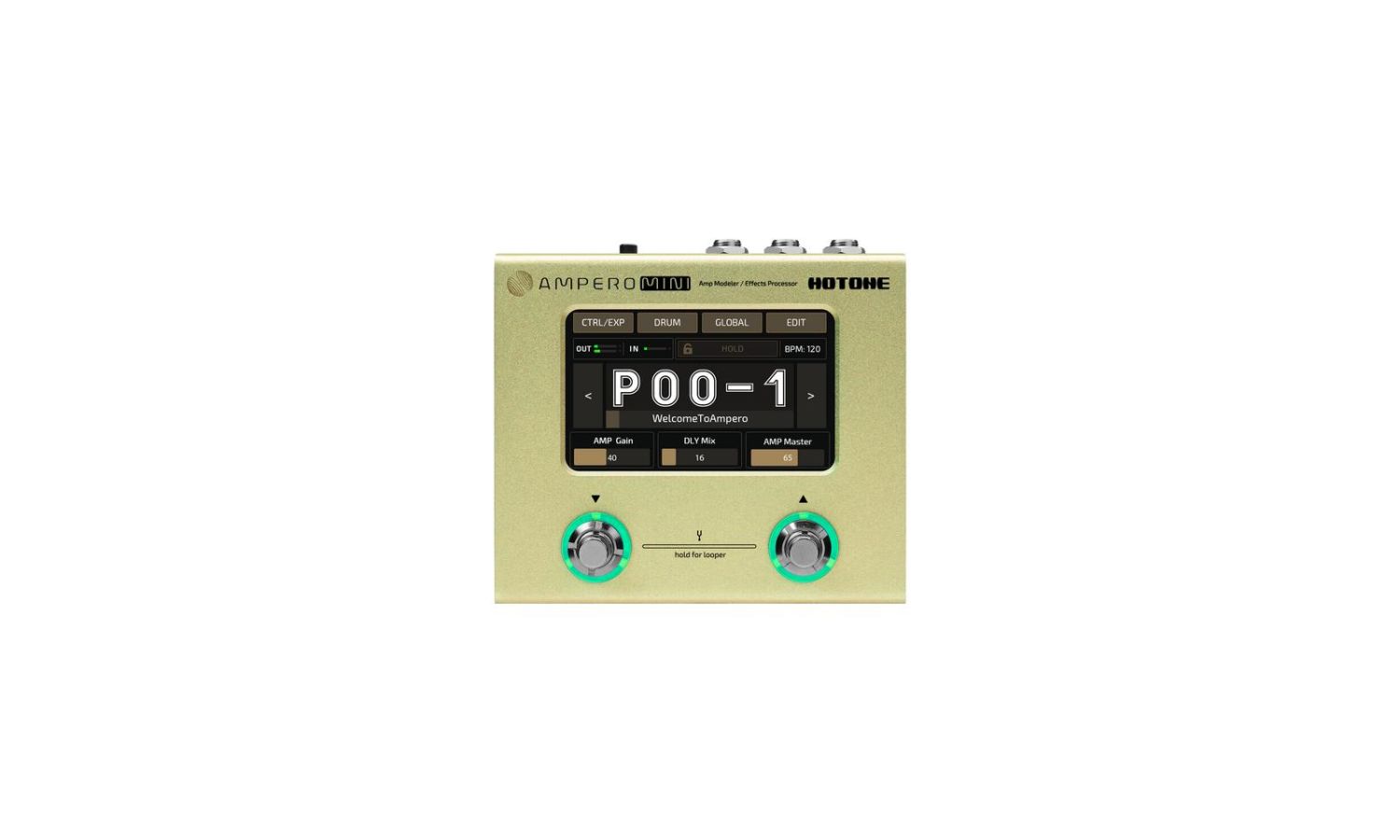 Hotone Ampero Mini (Mustard) - multiefekt gitarowy