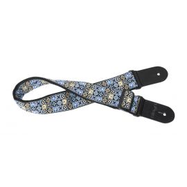 Stagg SWO HOOTMIX BLU - pasek do gitary, nylonowy