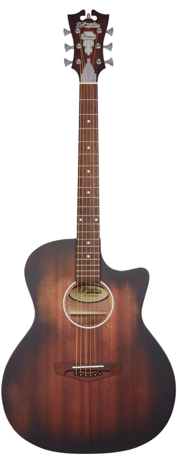 D'angelico Premier Gramercy LS Aged Mahogany - gitara elektroakustyczna
