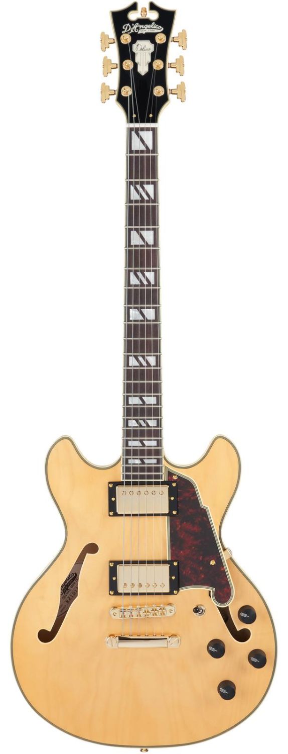 D’Angelico Deluxe Mini DC Satin Honey - gitara elektryczna
