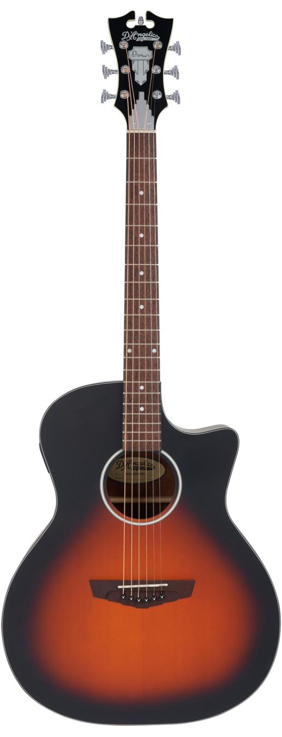 D'angelico Premier Gramercy LS Vintage Sunburst - gitara elektroakustyczna
